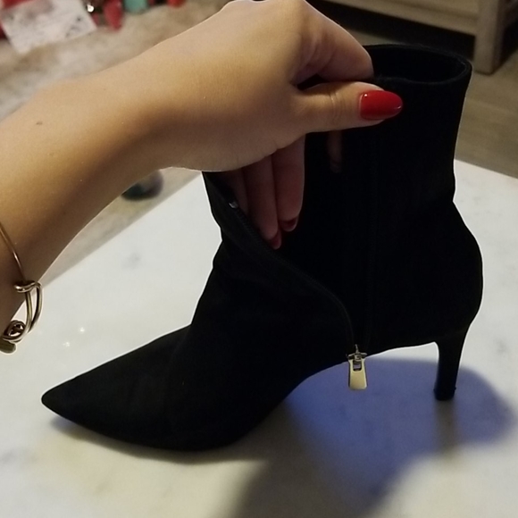 Black heeled boots, Pointed toe size 39 - Picture 4 of 7